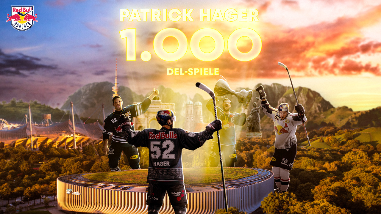 1.000 DEL-Spiele: Herzlichen Glückwunsch, Patrick Hager!
