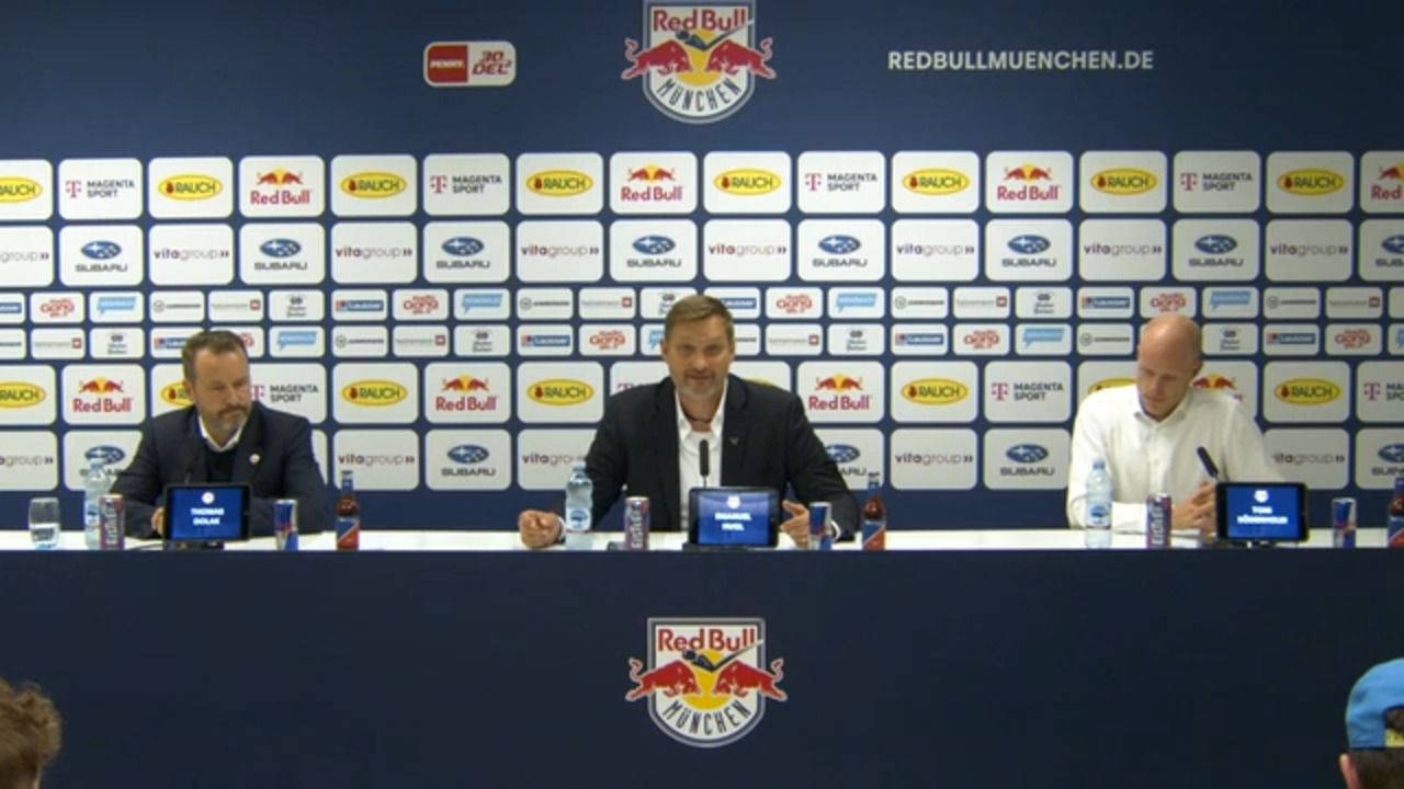 Pressekonferenz: Red Bull München vs. Düsseldorfer EG (14.09.2023)