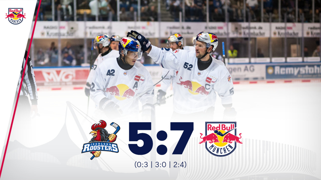 Highlights: Iserlohn Roosters vs. EHC Red Bull München (20.09.2024)