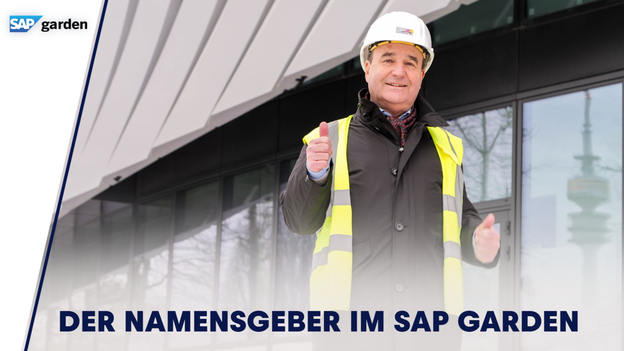 Der Namensgeber des SAP Gardens besucht seinen Gewinnerplatz