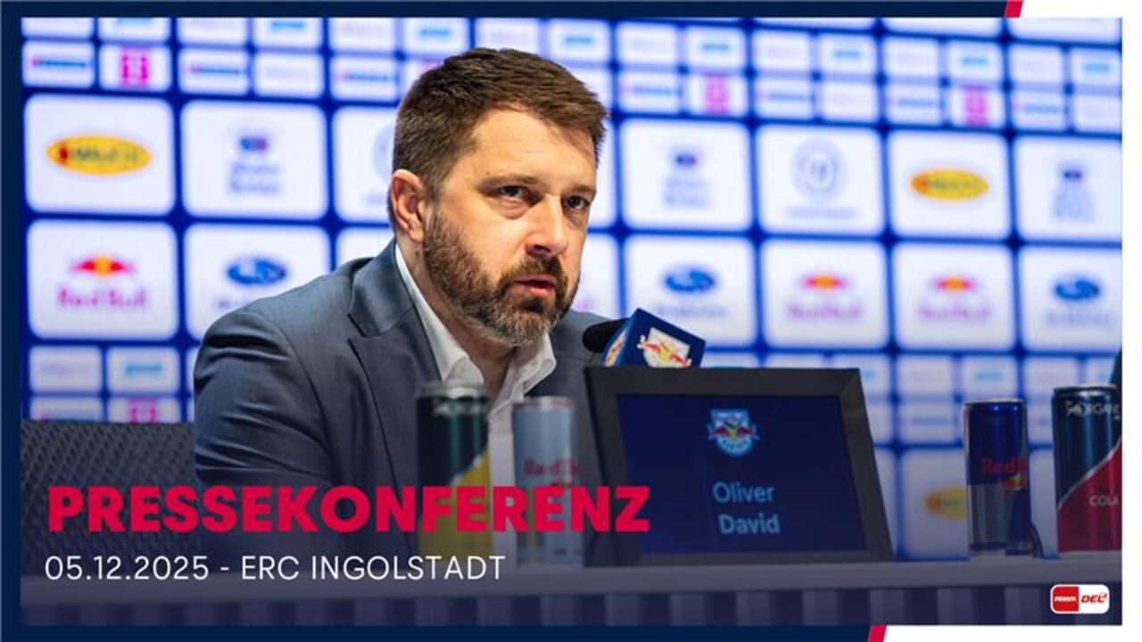 Pressekonferenz: EHC Red Bull München vs. ERC Ingolstadt (05.12.2025)
