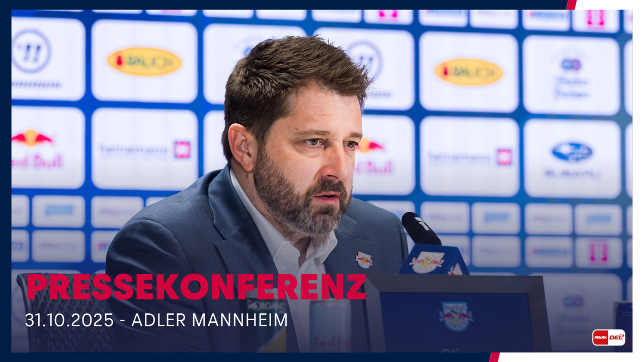 Pressekonferenz: EHC Red Bull München vs. Adler Mannheim (31.10.2025)