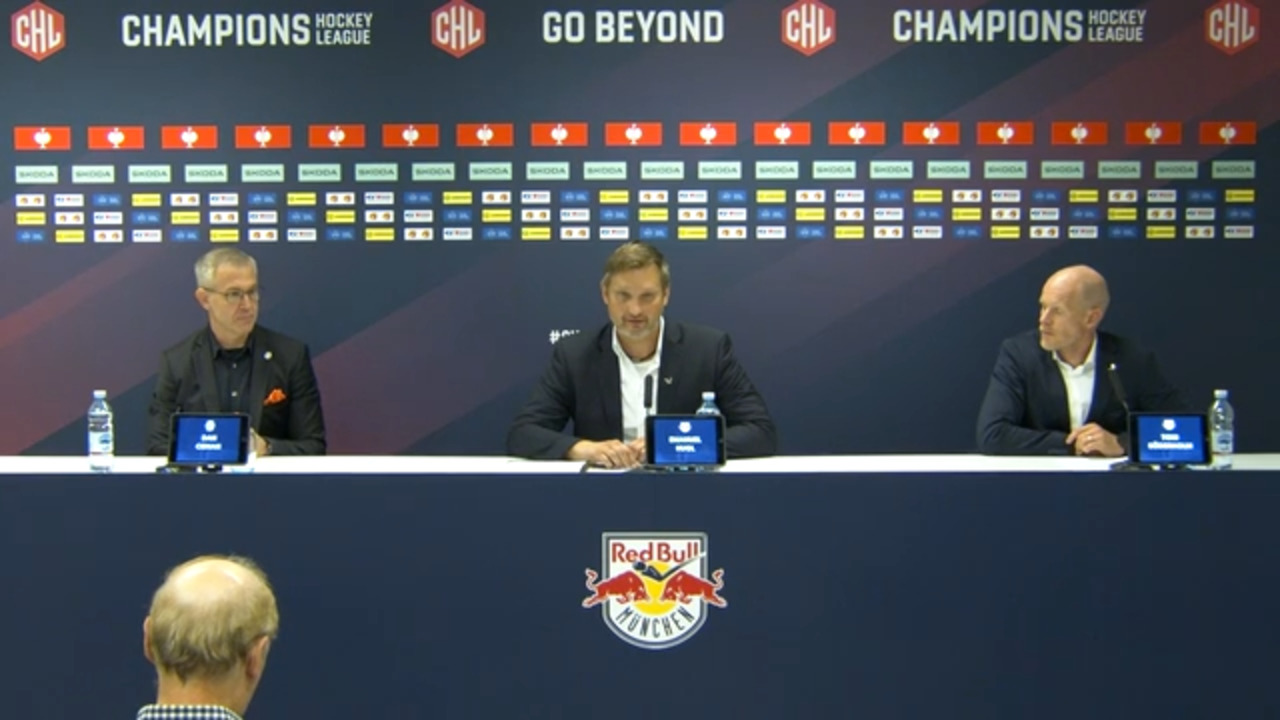 Pressekonferenz: Red Bull München vs. HC Kosice (08.09.2023)