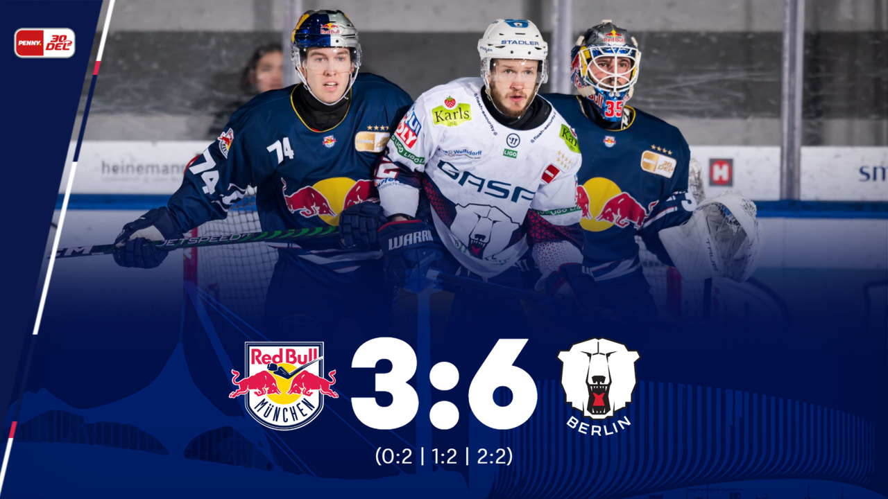 Highlights: EHC Red Bull München vs. Eisbären Berlin (03.03.2024)