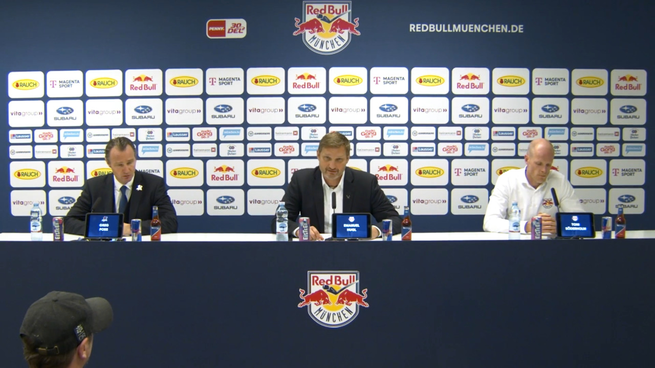 Pressekonferenz: Red Bull München vs. Iserlohn Roosters (05.10.2023)