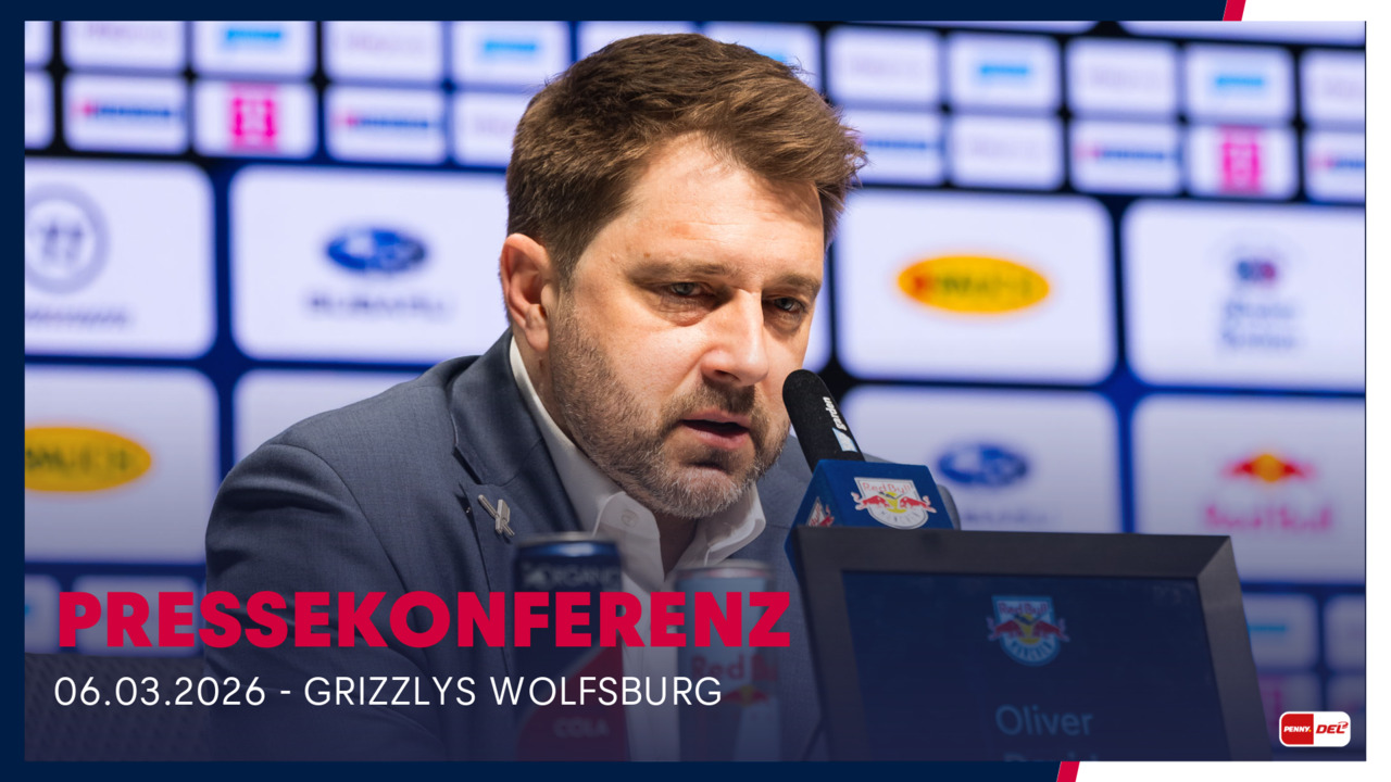 Pressekonferenz: EHC Red Bull München vs. Grizzlys Wolfsburg (06.03.2026)