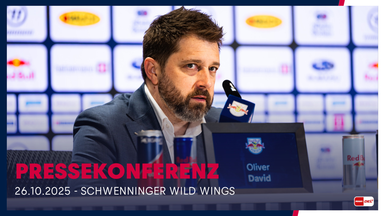 Pressekonferenz: EHC Red Bull München vs. Schwenninger Wild Wings (26.10.2025)