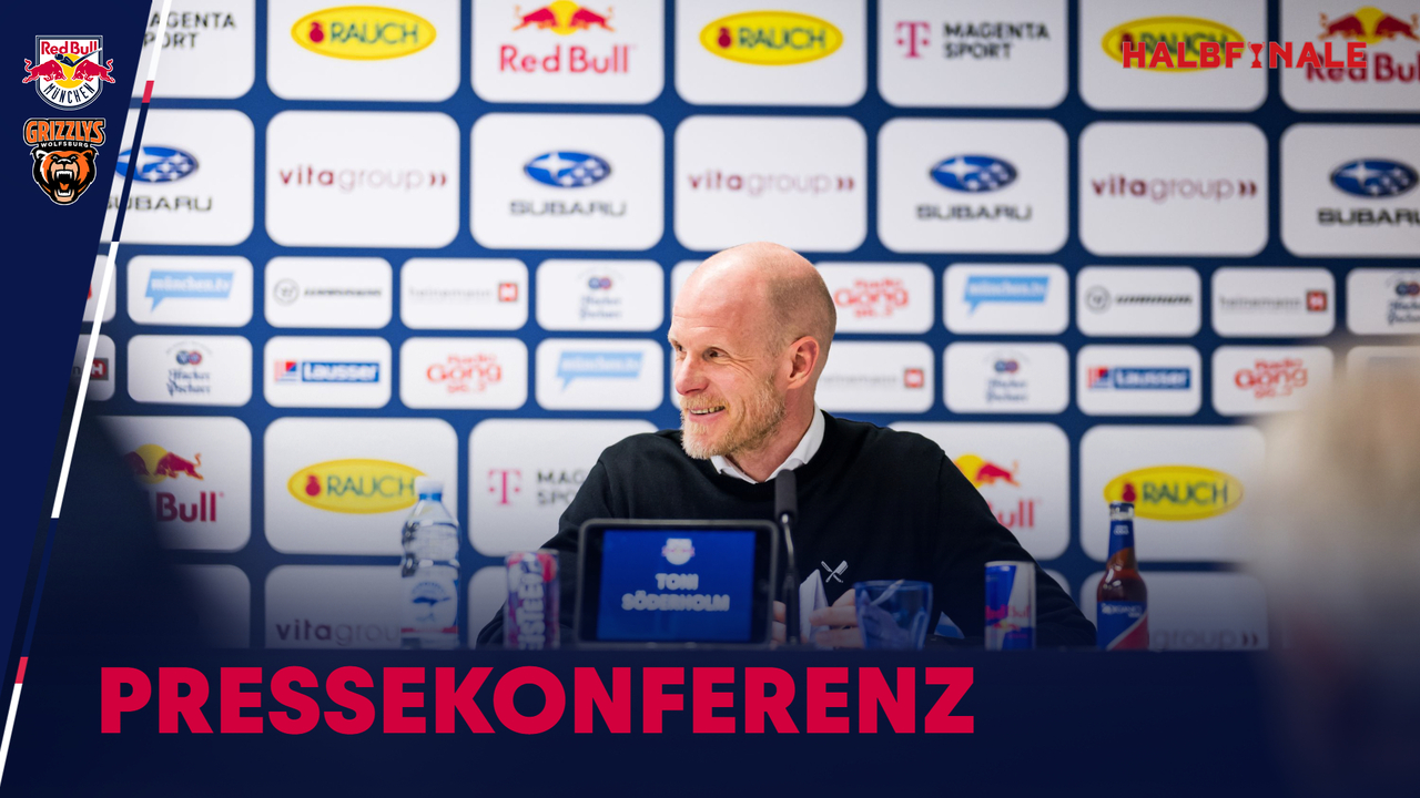 Pressekonferenz: EHC Red Bull München vs. Grizzlys Wolfsburg (02.10.2024)