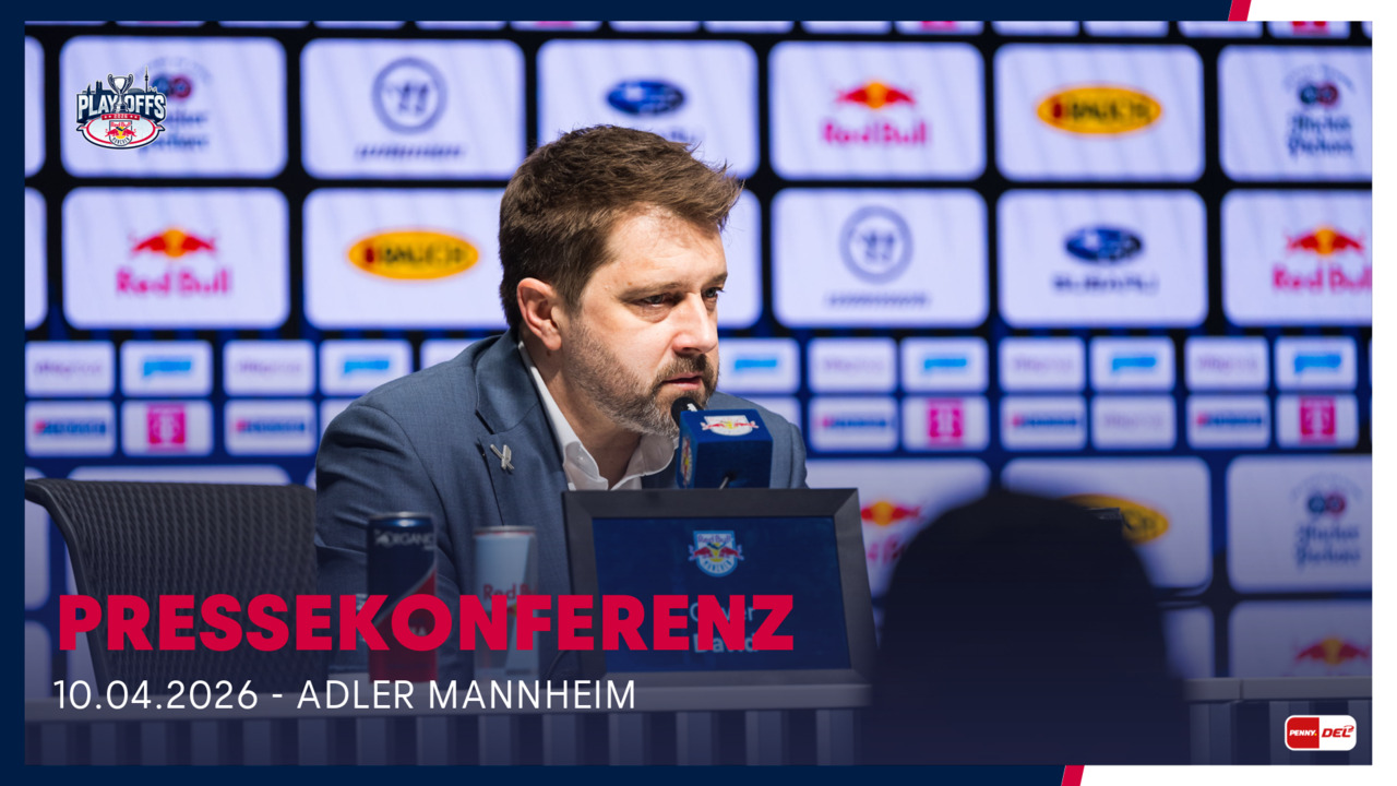 Pressekonferenz: EHC Red Bull München vs. Adler Mannheim (10.04.2026)