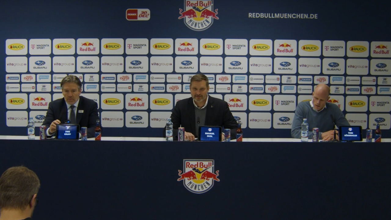 Pressekonferenz: EHC Red Bull München vs. Kölner Haie (26.01.2024)