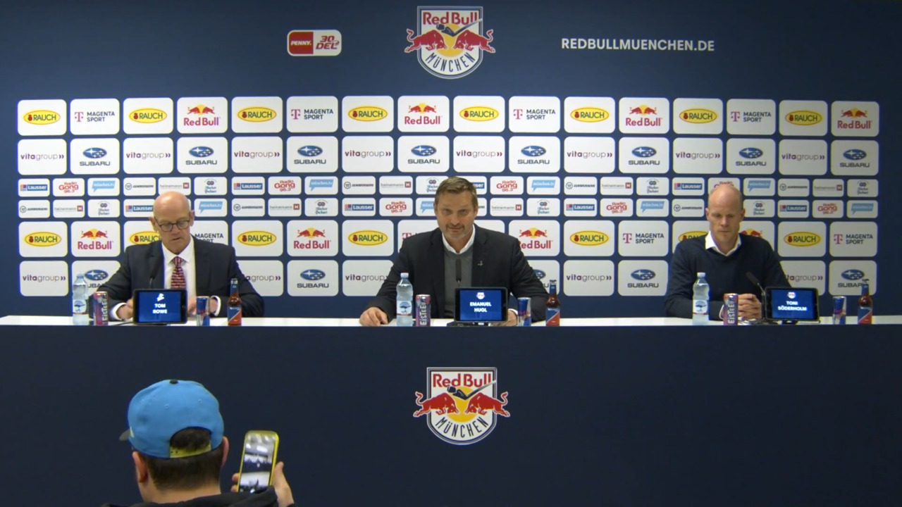 Pressekonferenz: Red Bull München vs. Nürnberg Ice Tigers (29.10.2023)