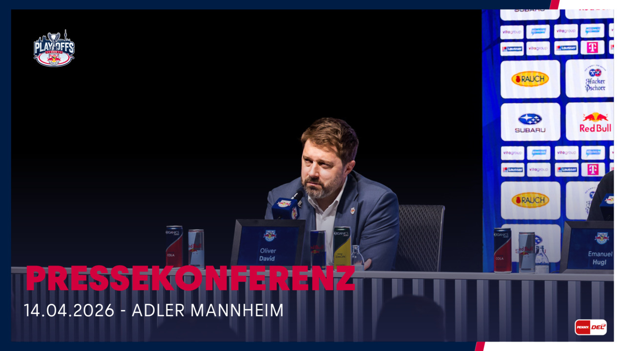 Pressekonferenz: EHC Red Bull München vs. Adler Mannheim (14.04.2026)