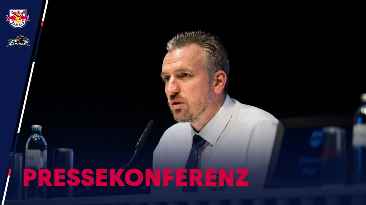 Pressekonferenz: EHC Red Bull München vs. Augsburger Panther (18.10.2024) 