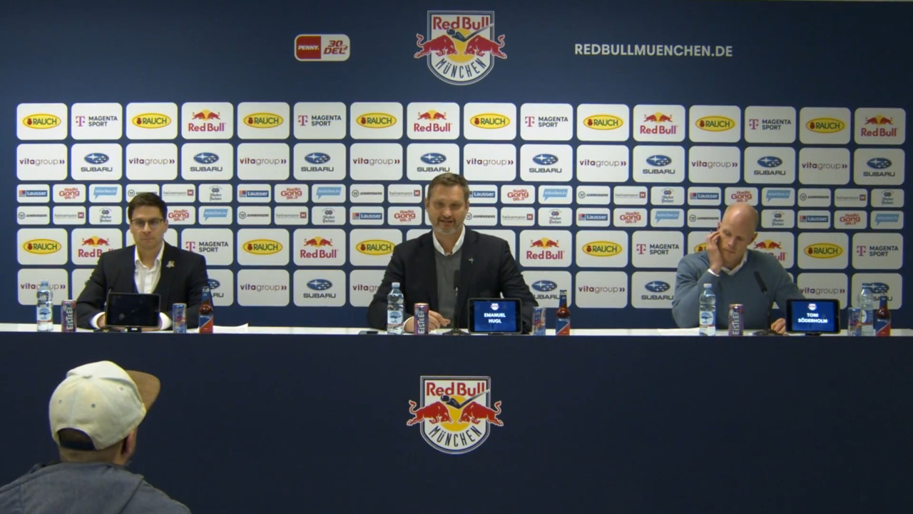 Pressekonferenz: Red Bull München vs. Iserlohn Roosters (23.12.2023)