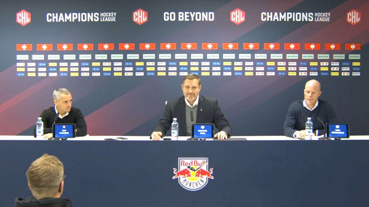 Pressekonferenz: Red Bull München vs. Genève-Servette HC (15.11.2023)