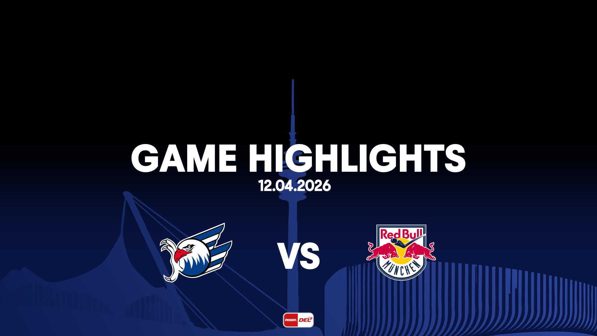 Highlights: Adler Mannheim vs. EHC Red Bull München (12.04.2026)