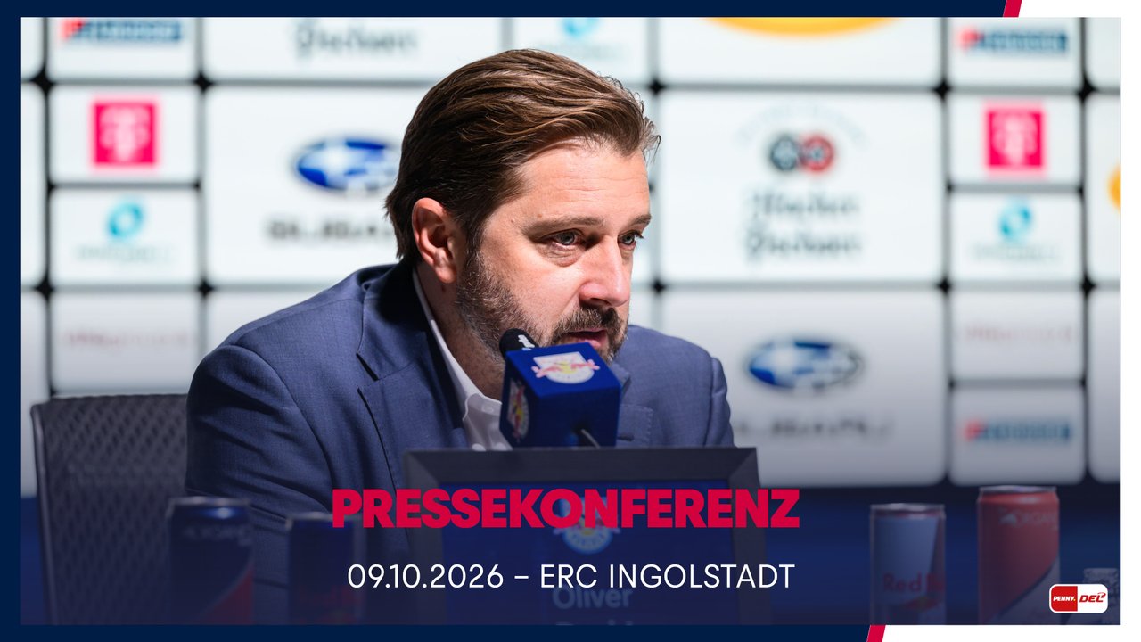 Pressekonferenz: EHC Red Bull München vs. ERC Ingolstadt (09.10.2026)