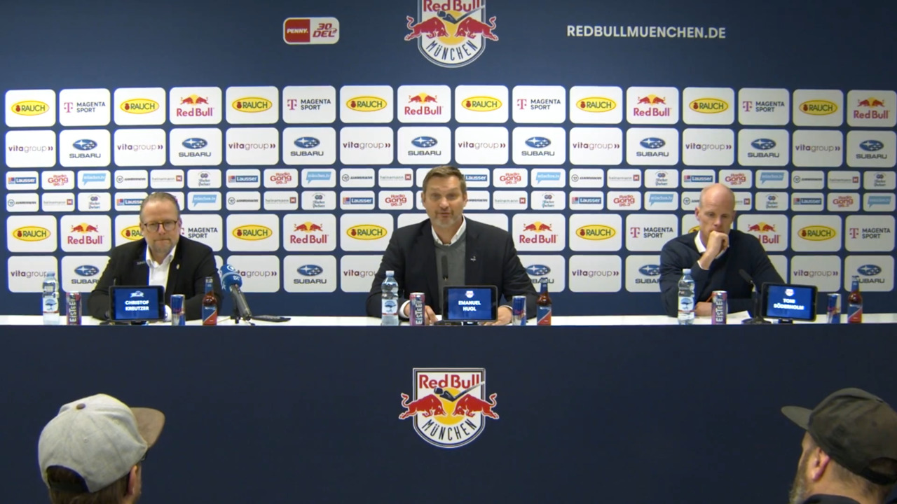 Pressekonferenz: Red Bull München vs. Augsburger Panther (22.10.2023)