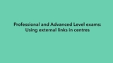 Using external links in centres