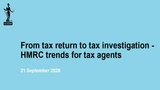 From tax return to tax investigation