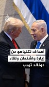 أهداف نتنياهو من زيارة واشنطن ولقاء دونالد ترمب
