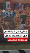 جدارية عن كرة القدم في المكسيك تدخل موسوعة غينيس