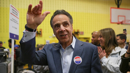 'Civil war in the Democratic Party': Andrew Cuomo votes in NYC election