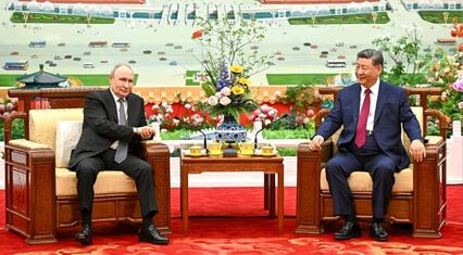 What's the significance of the Russian president's visit to China?