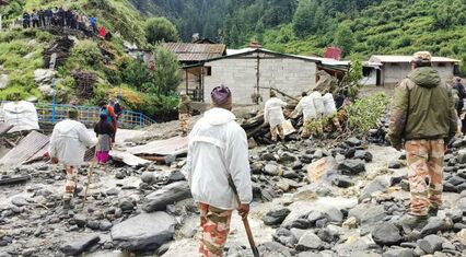 Rescue mission intensifies after deadly flash floods hit India's Uttarakhand state