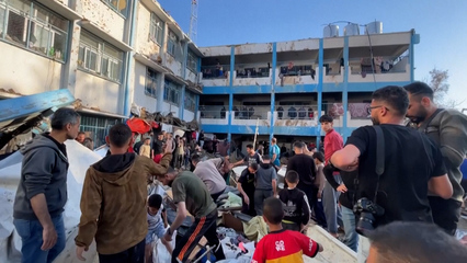Israeli strikes hit Gaza school shelter twice within hours