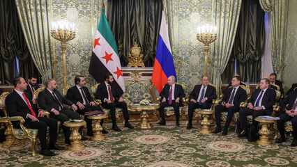 Putin congratulates al-Sharaa on his efforts to unify Syrian territory