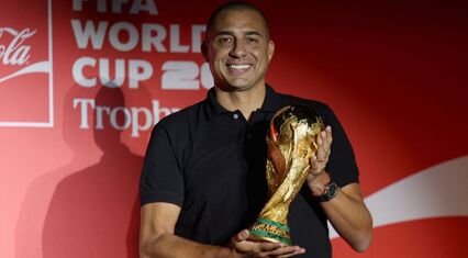 FIFA World Cup trophy tour arrives in Colombia ahead of 2026 tournament, fans get up close