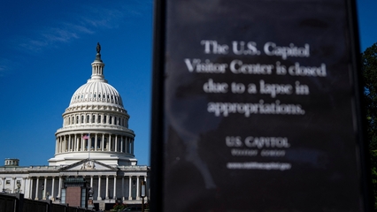 US government shutdown: Senate to vote on temporary funding bill

