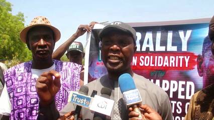 Teachers in northern Nigeria protest over abduction of 42 schoolchildren in Borno State