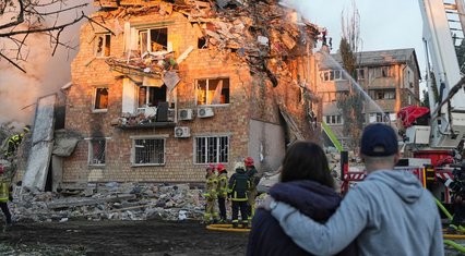 ‘Massive’ Russian attack on Ukraine’s Kyiv kills at least 18, wounds dozens