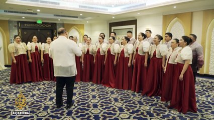 Singing for peace in Doha: Filipino singers and musicians launch music video