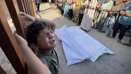 Israeli strike on home: Palestinians buried in rubble in Gaza city
