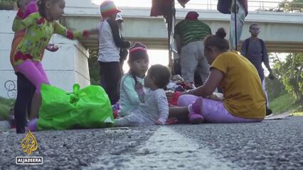 Mexico migrants: Migrant caravans headed to the US through Mexico
