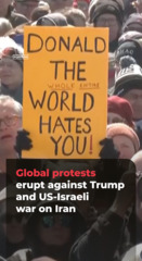 Protests held worldwide against the US and Israel’s war on Iran