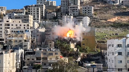 Palestinian prisoner's home blown up by Israeli forces in Nablus