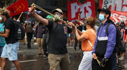 Argentina's unions clash with police over Milei's radical labour reforms