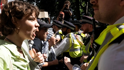 Supporters of banned Palestine Action group arrested at London protest
