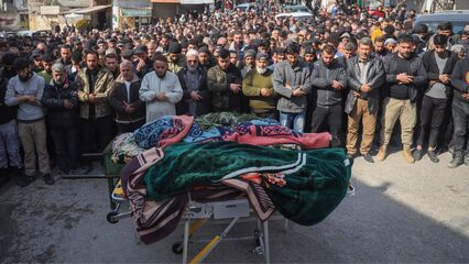 Funerals held in Idlib for Syrian security forces killed in clashes with Assad loyalists
