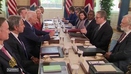 UK prime minister in Washington DC: Leaders mull Kyiv’s plea to use long-range missiles