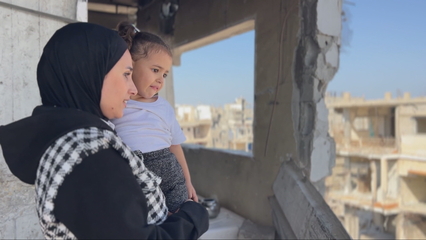 Palestinian mother in Gaza shares struggles of raising children in a warzone