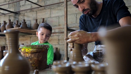 Gaza’s potters rebuild life through clay and tradition