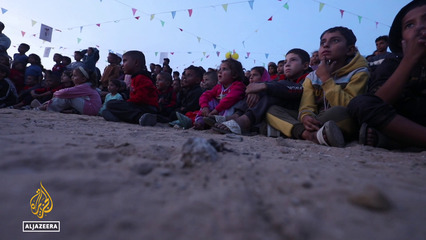 Children's cinema in Gaza: Project offers youngsters distraction & some respite