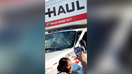 Los Angeles police arrest man who drove through Iran protesters