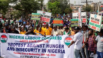 Nigeria protests: Calls for 10 day protests over rising cost of living