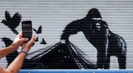 Banksy's new London Zoo artwork features gorilla freeing captive animals